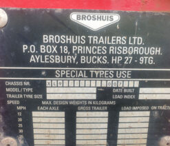 broshuis tri axle extendable trailers 40ft to 60ft 2001 211002 1