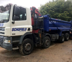 daf cf grab tipper with crane 4x2 manual 2008 230203