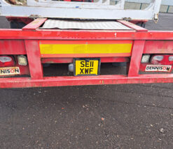 daf far cf85.460 v waggon & drag with crane and tri axle trailer rigid 6x2 manual 2011 250305