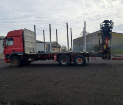 daf far cf85.460 v waggon & drag with crane and tri axle trailer rigid 6x2 manual 2011 250305